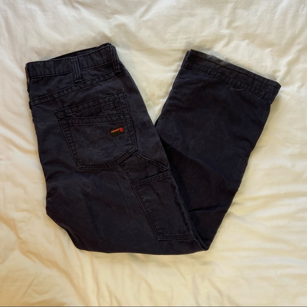 Ariat Men’s Work FR (Flame Resistant) Low Rise M4 Boot Cut Pants Sz 38 x 30
